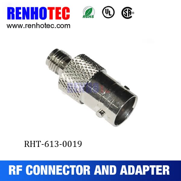 F Male to BNC Female Crimp Electrical Adapter Connectors RF